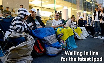 in line for ipod