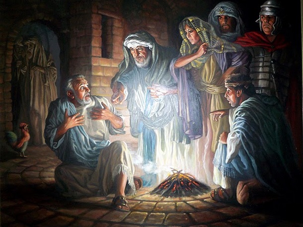 peter denies the lord